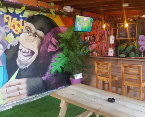 Purple Monkey Hostel Medellin Bar