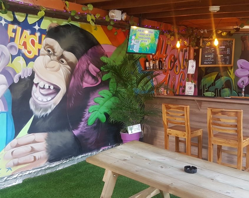 Purple Monkey Hostel Medellin Bar