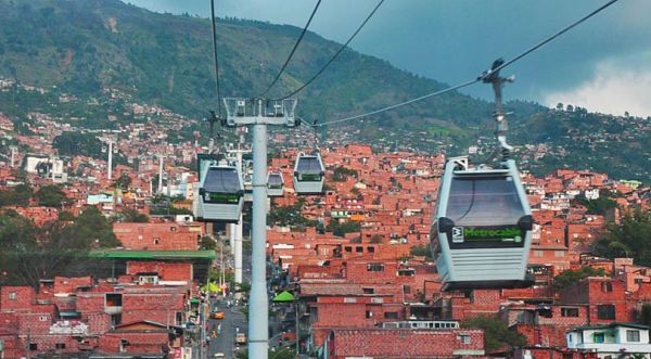 metrocable medellin cable car